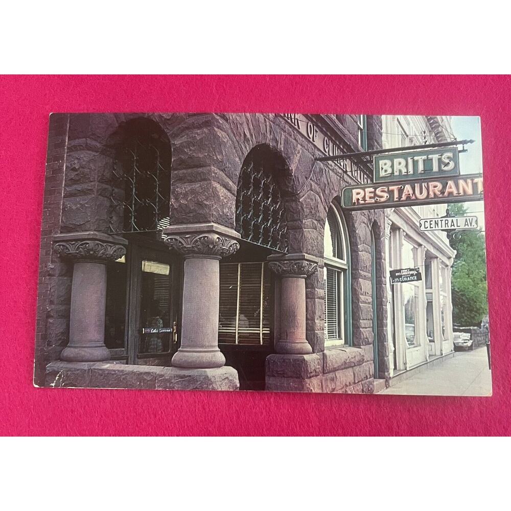Postcard - Britt’s Restaurant- Tazewell, Virginia Unposted